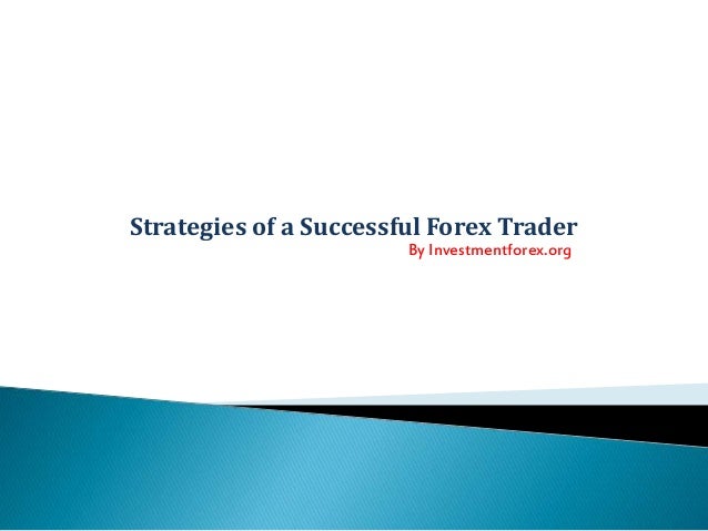 I am a successful forex trader