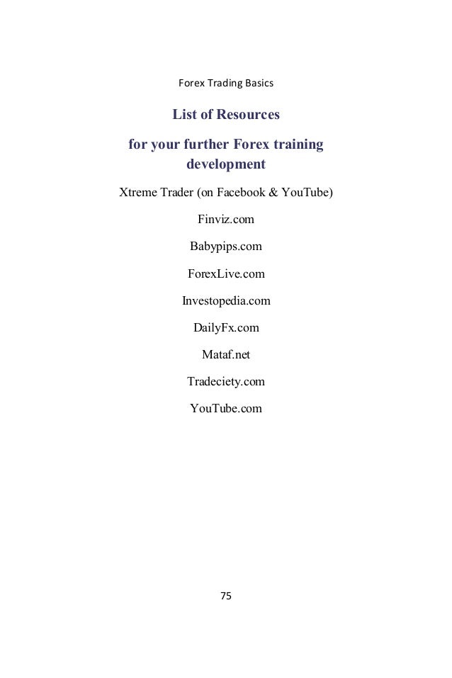 Forex Trading Basics - 