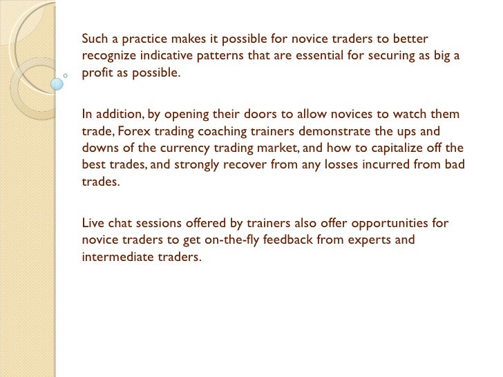 Forex Trading Coaching - 