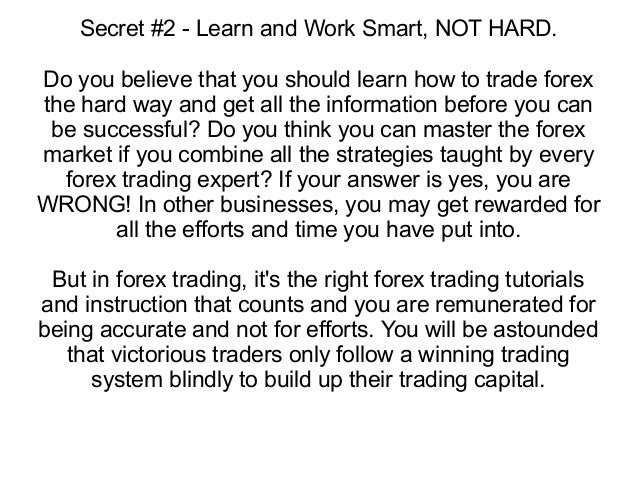 Forex Trading Secrets Exposed 3 Lessons Learnt From Michael Malcolm - 