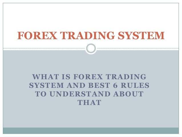 Forex trading regulations