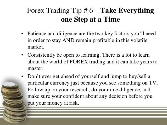 Online forex trading tips