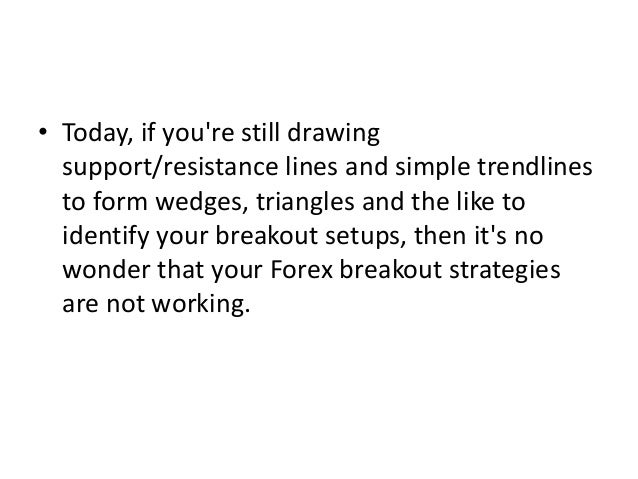 Drawing support and resistance lines forex