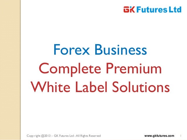 Forex white label program