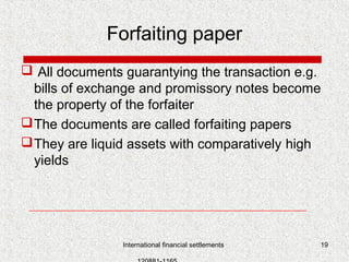 Forfaiting and factoring | PPT