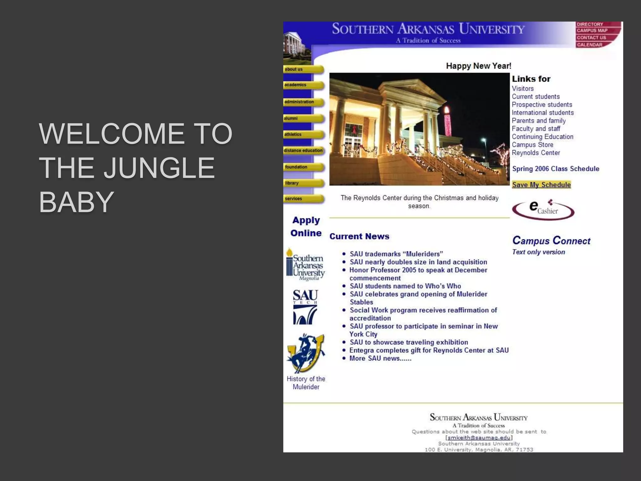 Welcome to the Jungle Baby