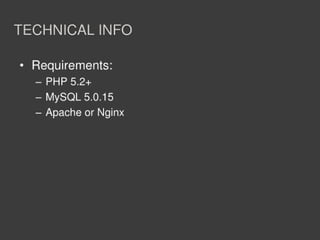 For fun and profit - PSU 2011