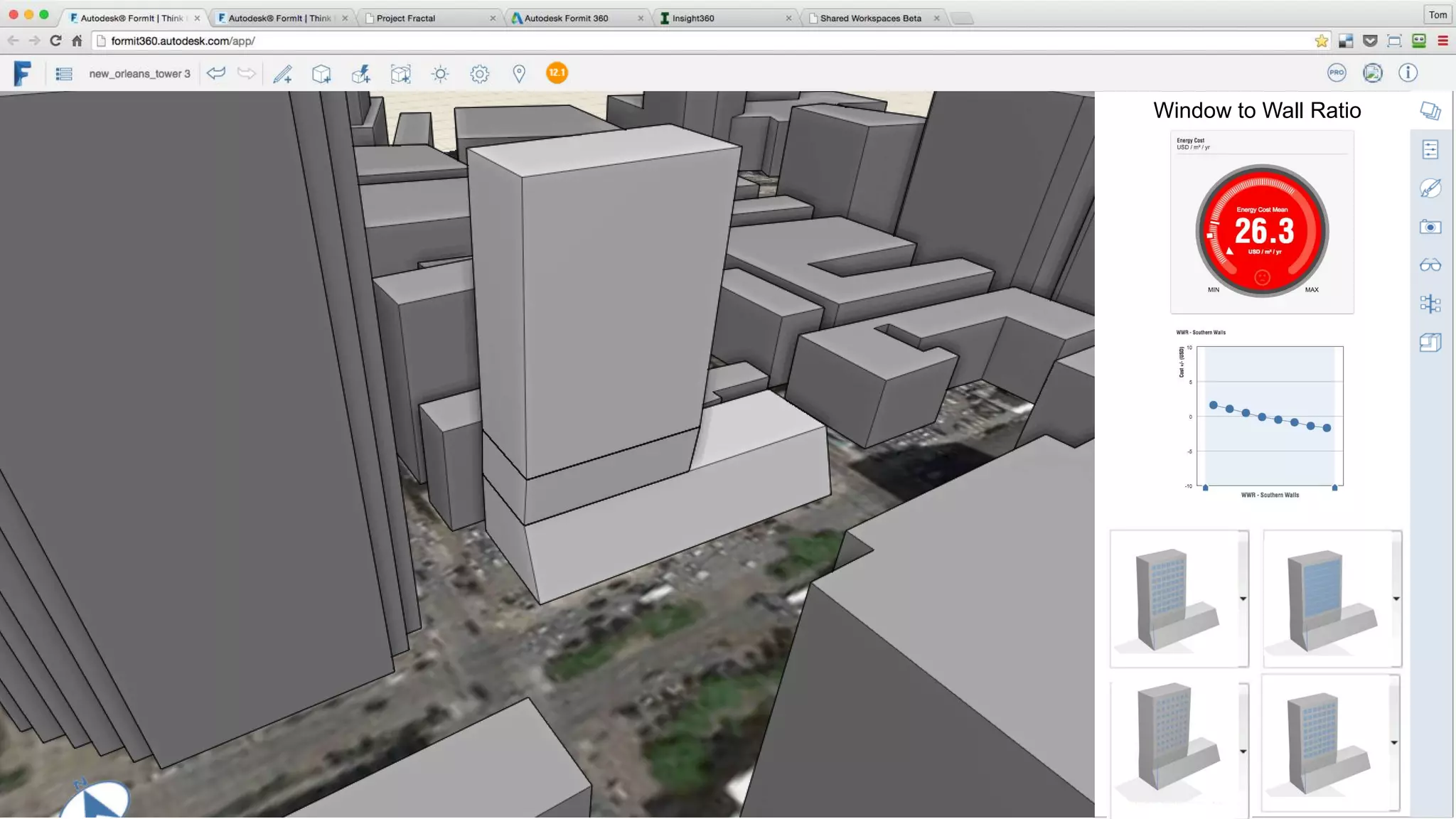 Window to Wall Ratio
 