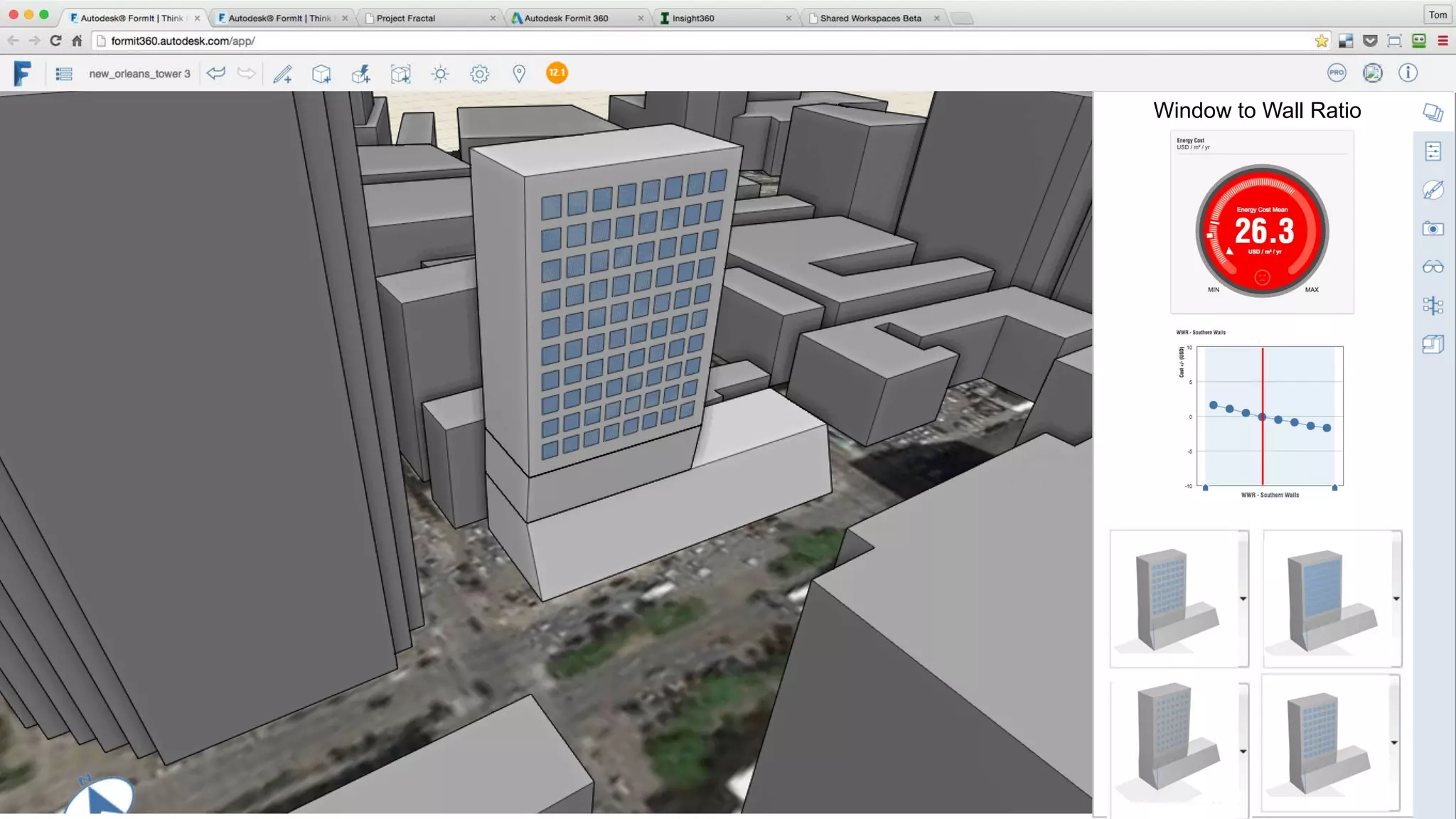 Window to Wall Ratio
 
