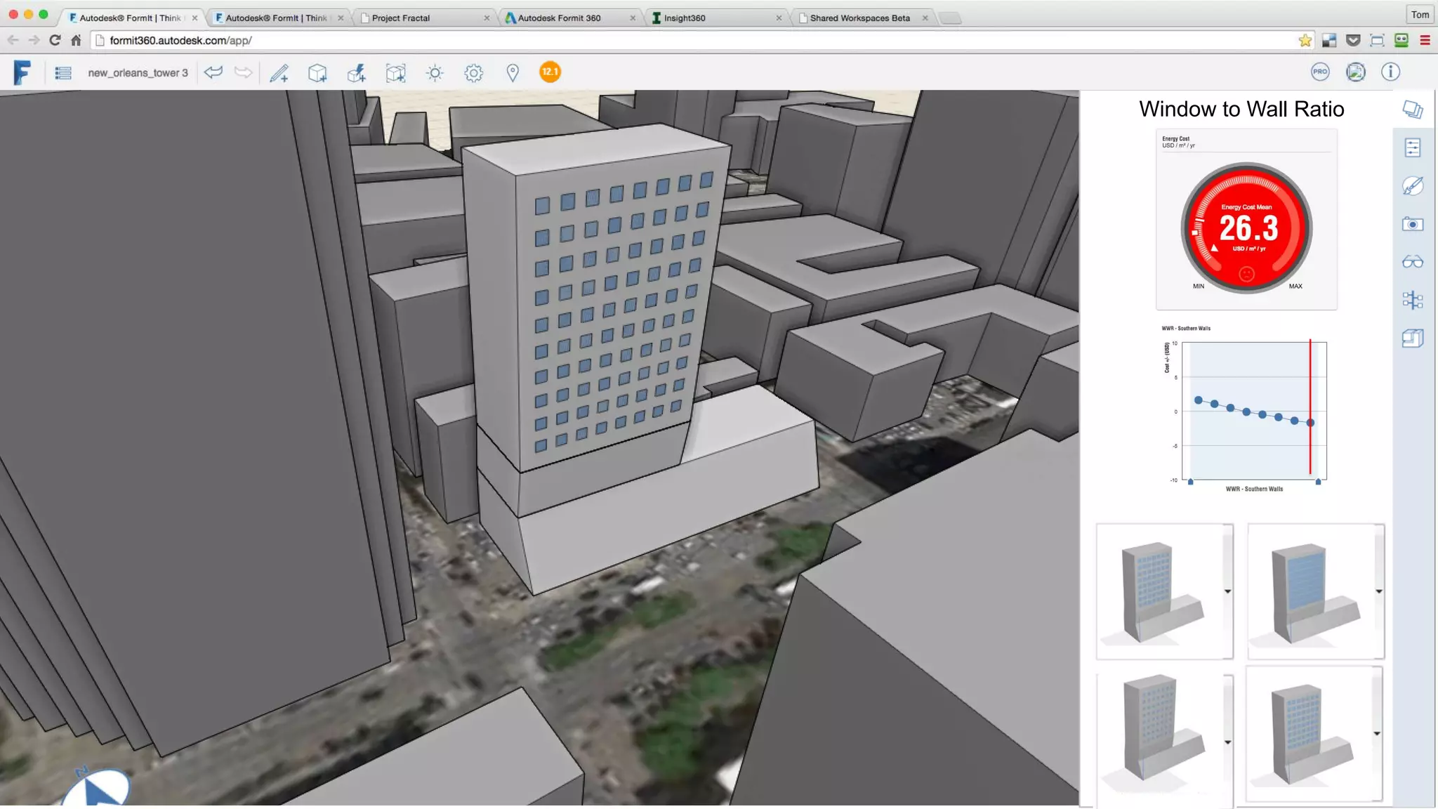Window to Wall Ratio
 