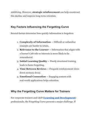 Forget Less, Learn More_ Strategies to Combat the Ebbinghaus Forgetting ...