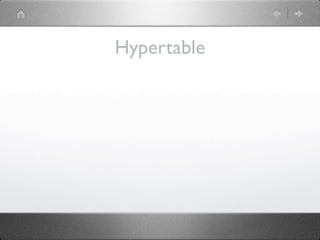Hypertable
 