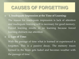 Memory Impression forgetting.pptx