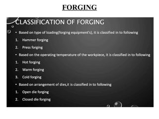 FORGING
 