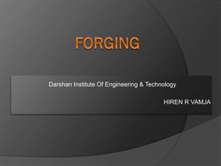 Darshan Institute Of Engineering & Technology
HIREN R VAMJA

 