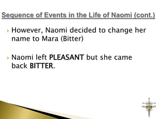 Her husband decides to go to Moab