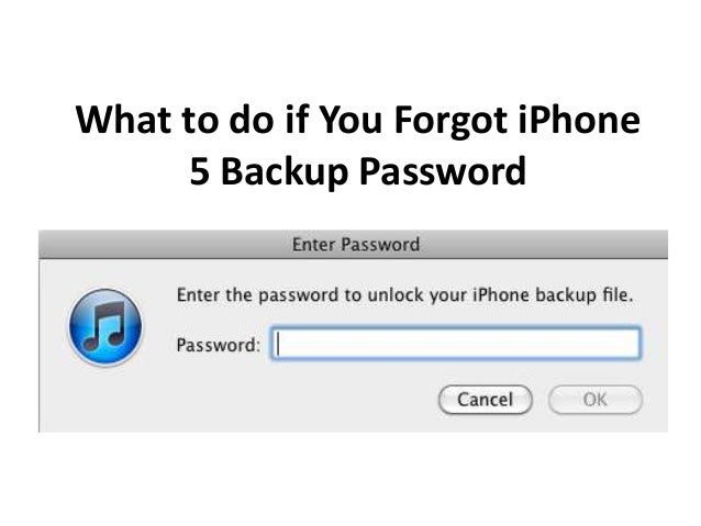 How to unlock a iphone 5 with a password