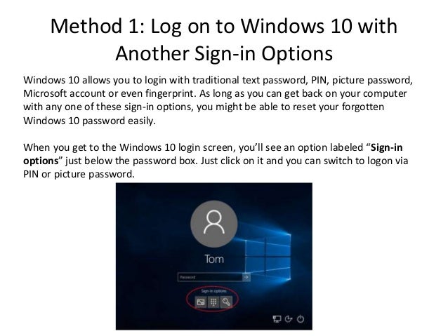 windows 10 login goes back to login screen
