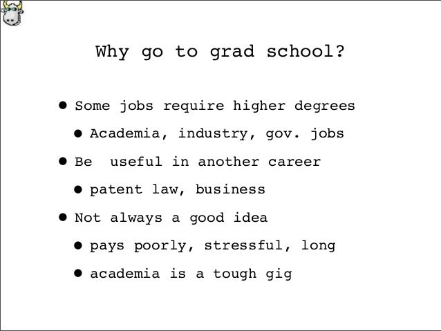 you can get into grad