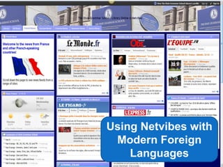 Using Netvibes with
 Modern Foreign
    Languages
 