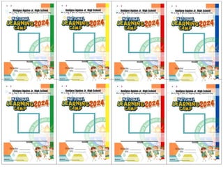 Identification card for the Learning Camp joiners | DOCX