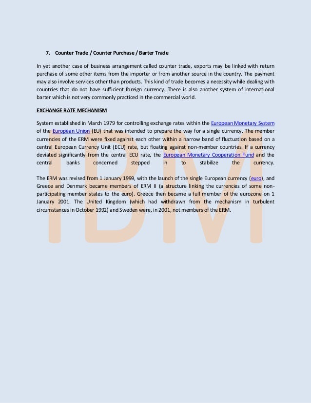 Foreign exchange notes