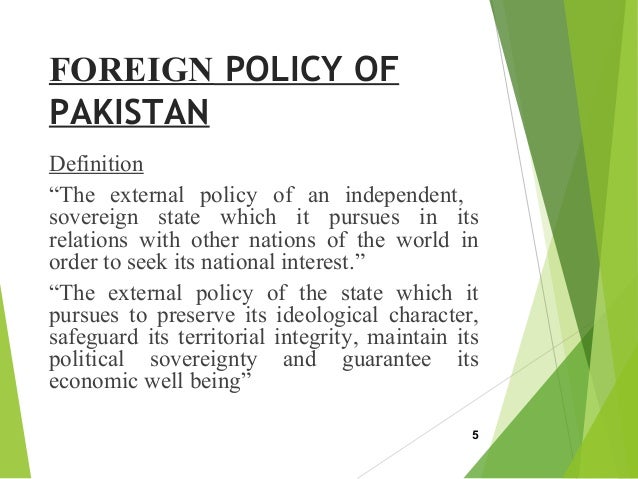 pakistan foreign policy essay pdf