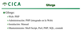 Forja Universitaria de RedIRIS