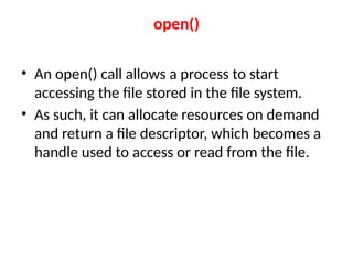 fork system call in operating system .pptx