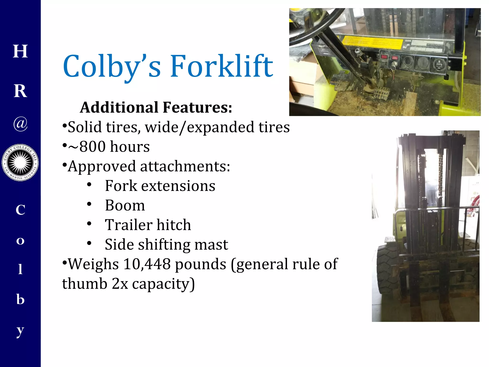 Fork lift Slides | PPT