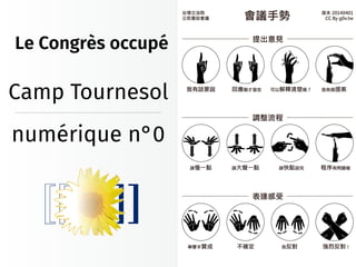 Camp Tournesol
numérique n°0
Le Congrès occupé
 