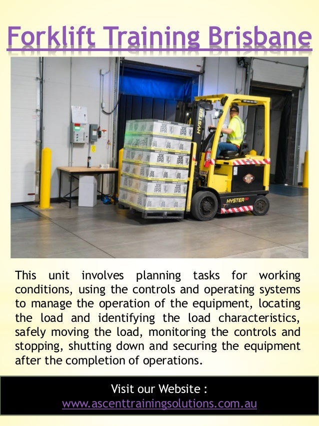 Forkliftlicence north brisbane