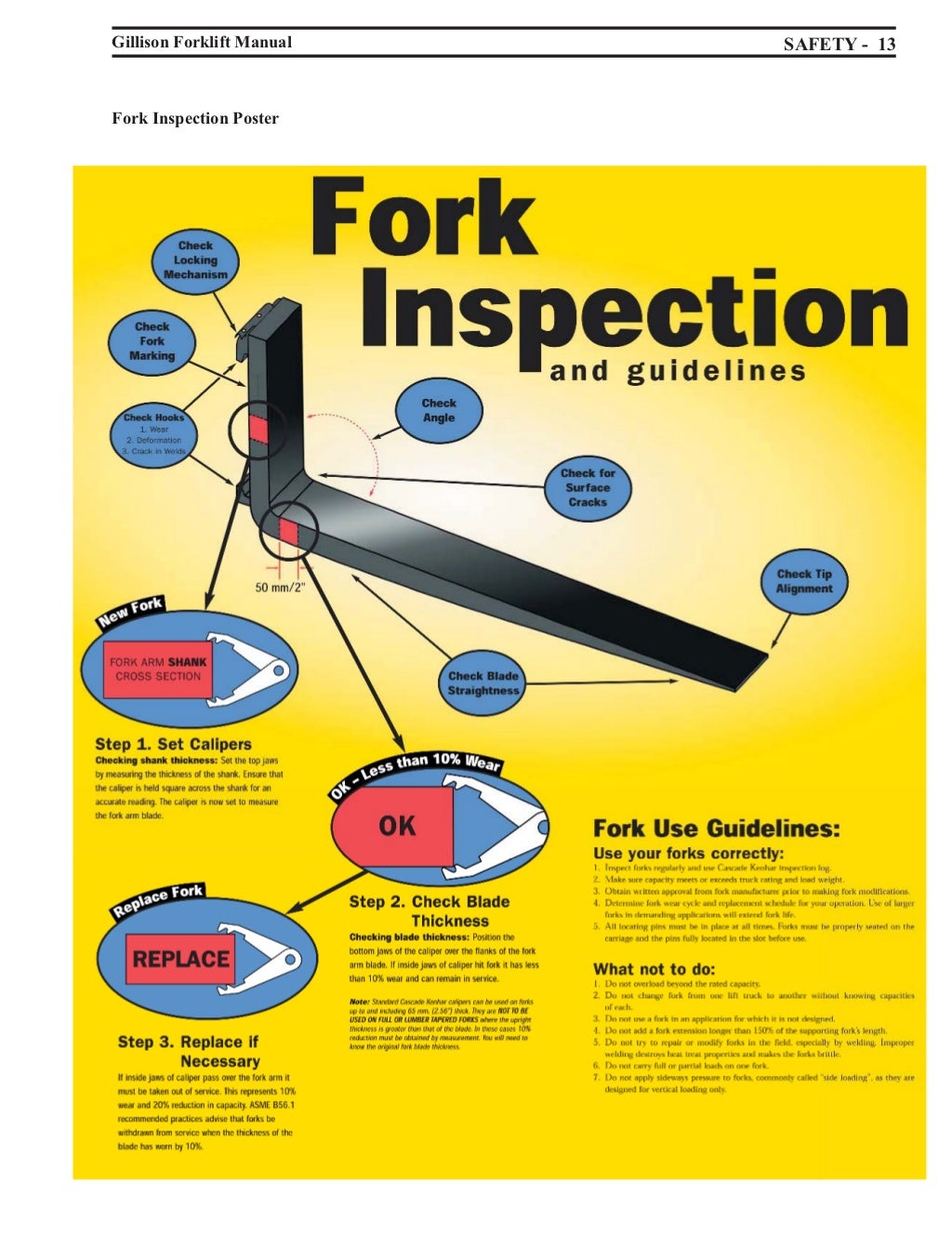 forklift service manual