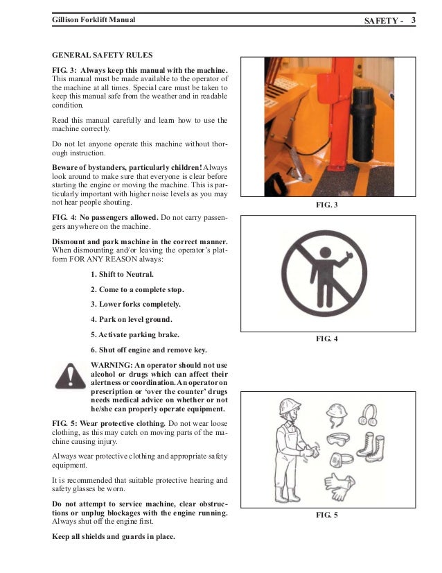 Forklift manual