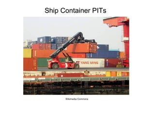 Ship Container PITs
Wikimedia Commons
 