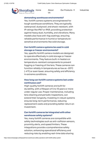 Forklift Safety System One Solution to Multiple Warehouse Optimisation ...