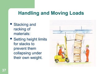 Stacking Above Forklift Safety training for industrial users.ppt