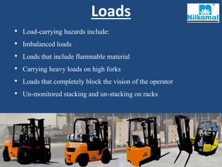 Forklifts hazards and control measures | PPTX