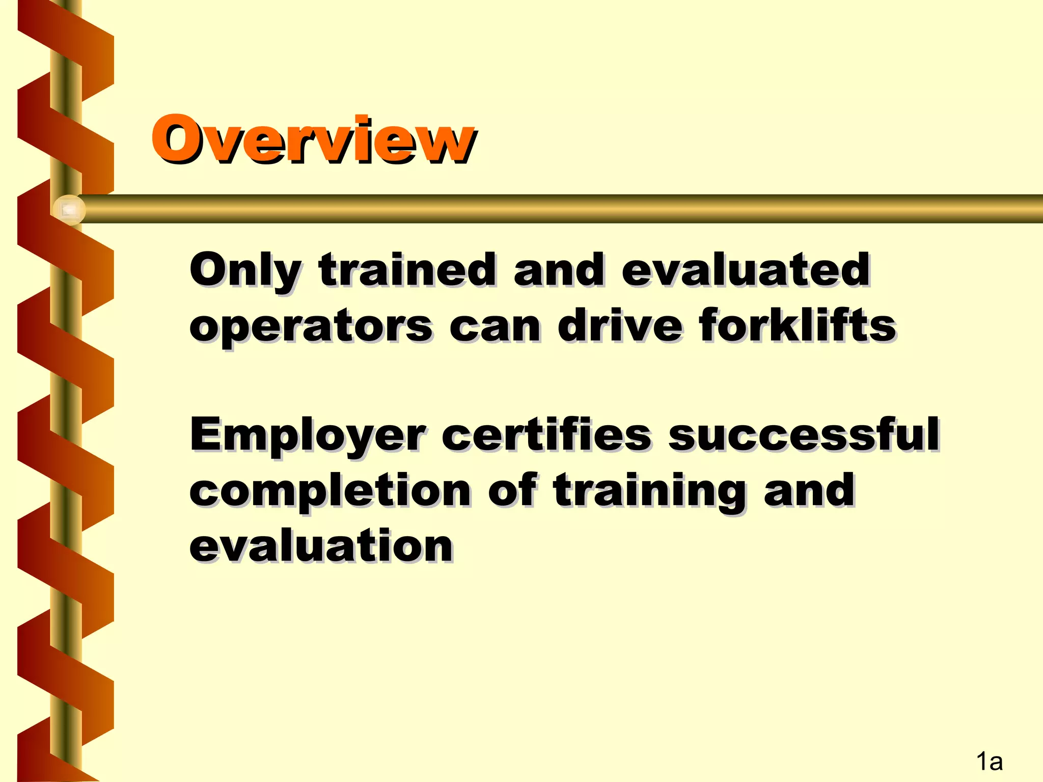 Forklift training | PPT