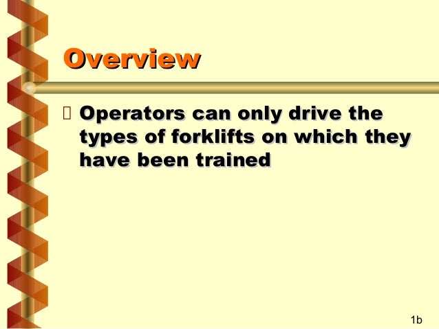 Forklift Training