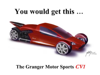 You would get this … The Granger Motor Sports  CV1 