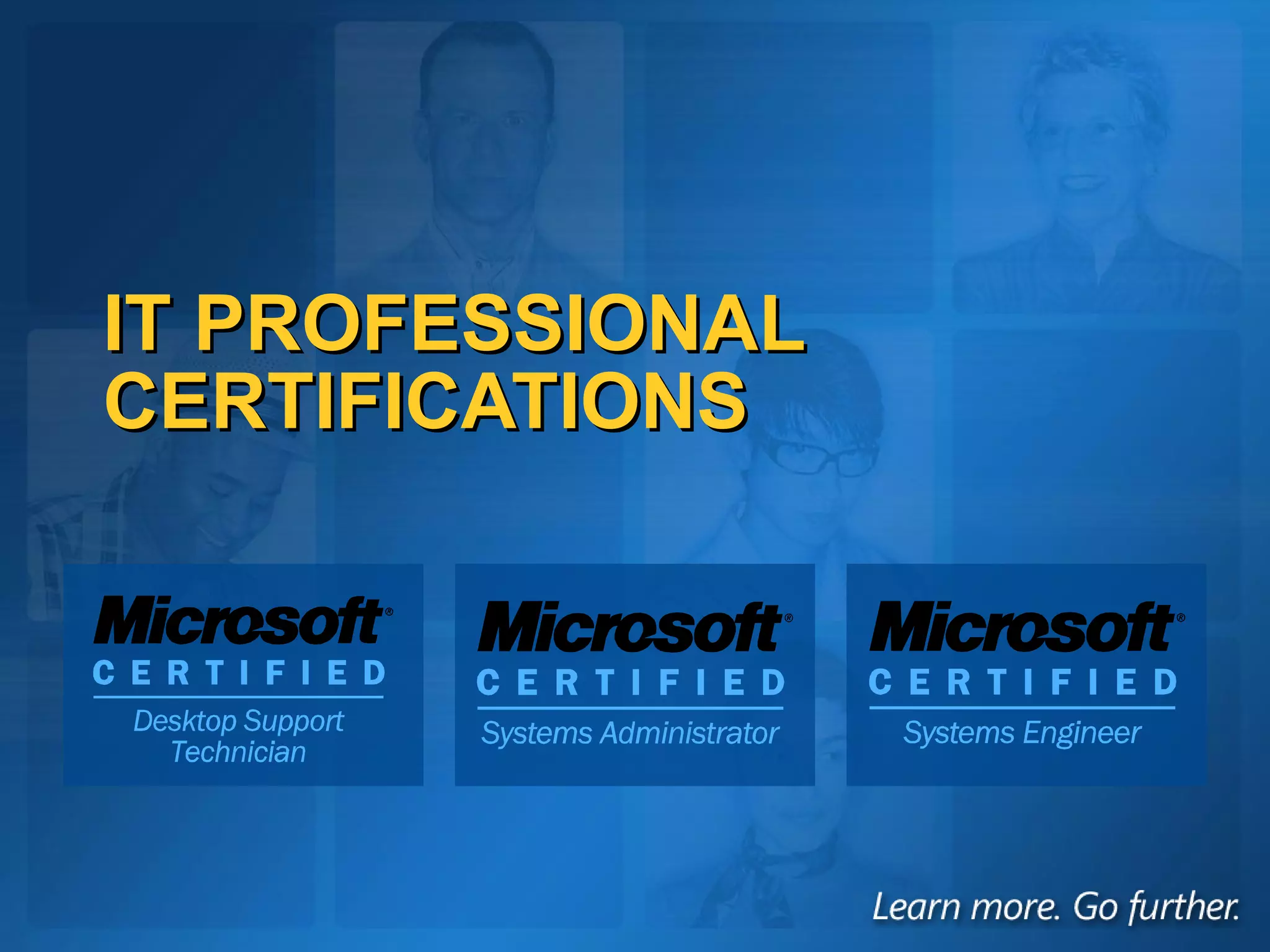 IT PROFESSIONAL CERTIFICATIONS 