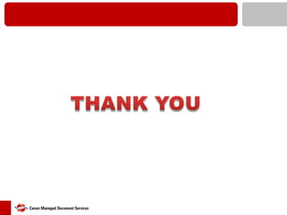 Canon Manage Document Services