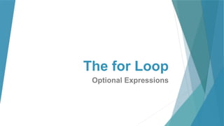For loop presentation for BS computer science.pptx