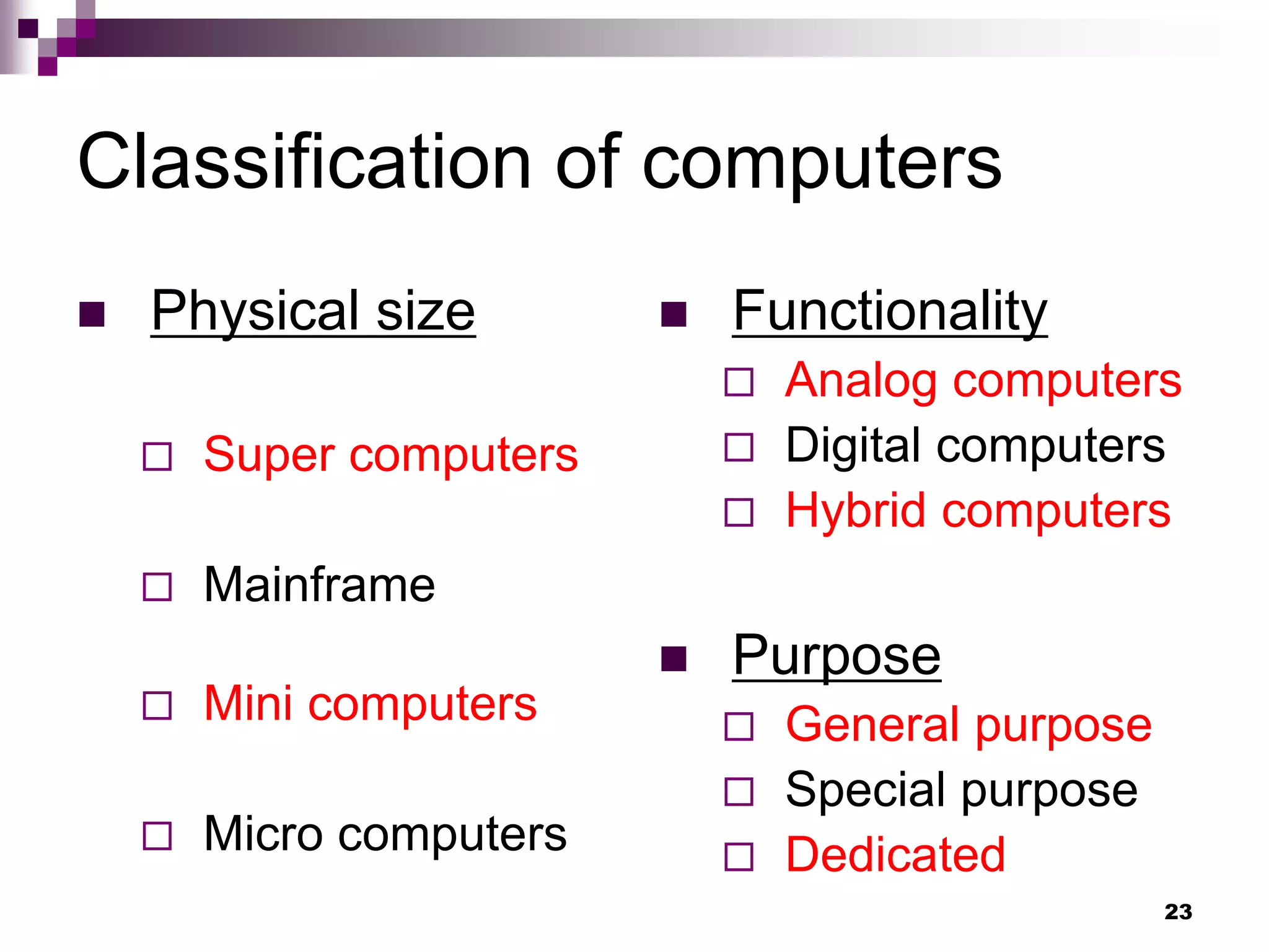 form-1 COMPUTER NOTES--all-chapters.pdf | Computer Peripherals | Computing