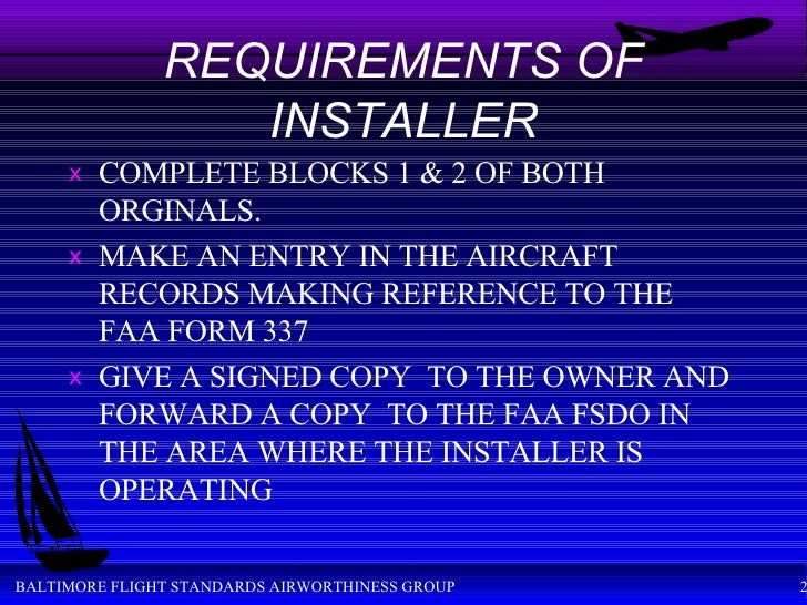 form 337 instructions faa form 337