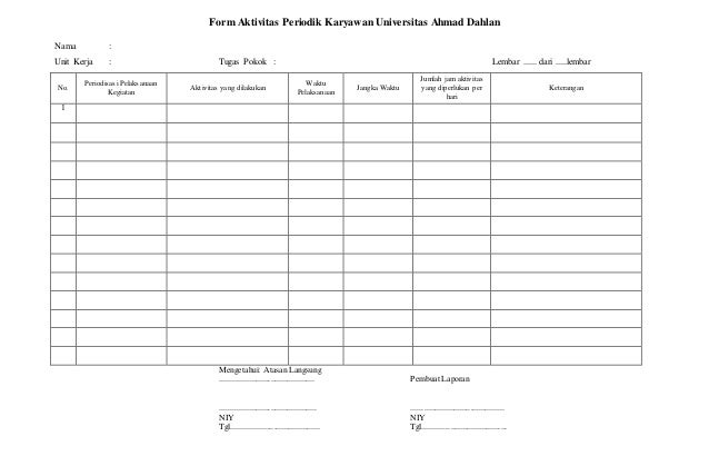 Form laporan-kerja-karyawan