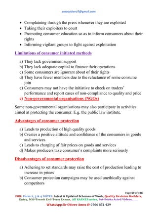 Form two-business-studies | PDF