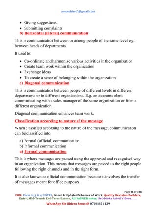 Form two-business-studies | PDF