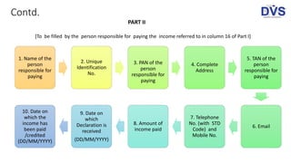 Form 15G - 15H | PPTX